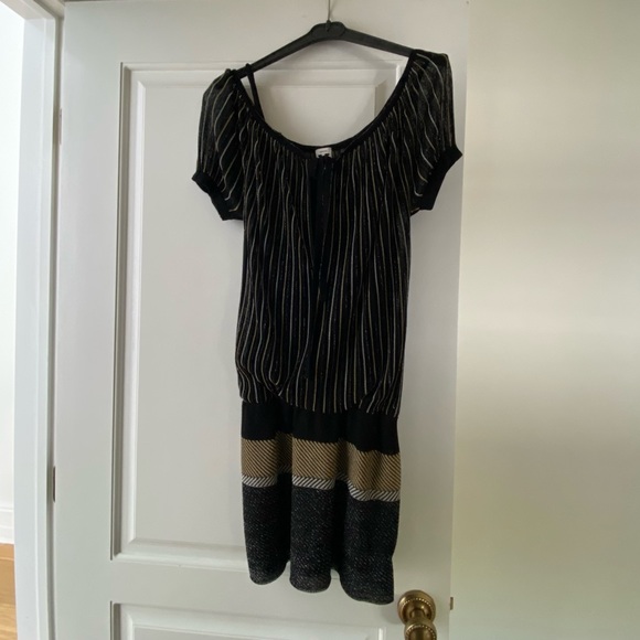 Missoni black/ metallic mini dress Missoni black/ metallic mini dress
